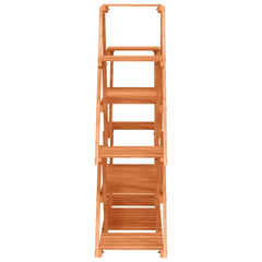 vidaXL Flower Stand 110x25x105 cm Solid Wood Fir 5