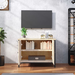 vidaXL TV Cabinet with Doors Sonoma Oak 60x35x45 cm Engineered Wood 3