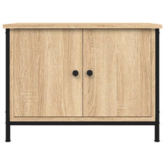 vidaXL TV Cabinet with Doors Sonoma Oak 60x35x45 cm Engineered Wood 5