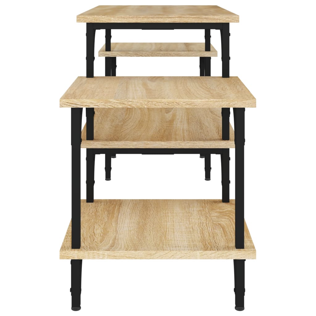 vidaXL TV Cabinet Sonoma Oak 117x35x52 cm Engineered Wood 6