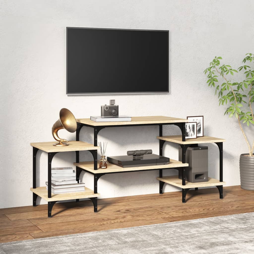 vidaXL TV Cabinet Sonoma Oak 117x35x52 cm Engineered Wood 1