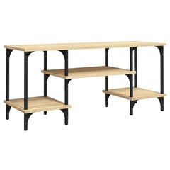 vidaXL TV Cabinet Sonoma Oak 102x35x45.5 cm Engineered Wood 2