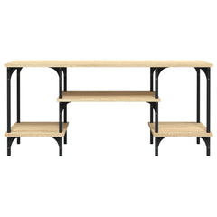 vidaXL TV Cabinet Sonoma Oak 102x35x45.5 cm Engineered Wood 5