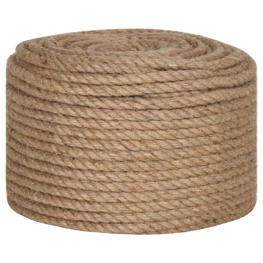 vidaXL Jute Rope 50 m Long 12 mm Thick 3