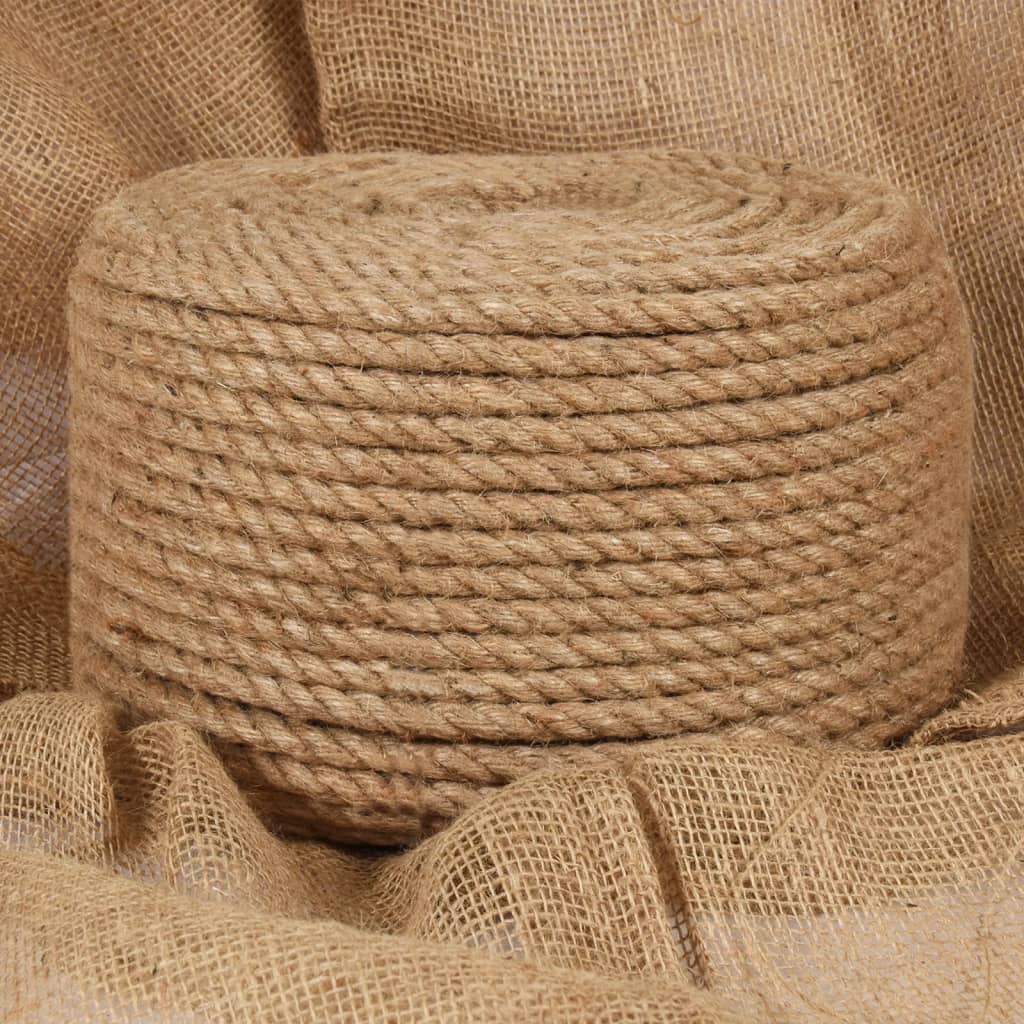 vidaXL Jute Rope 50 m Long 12 mm Thick 1