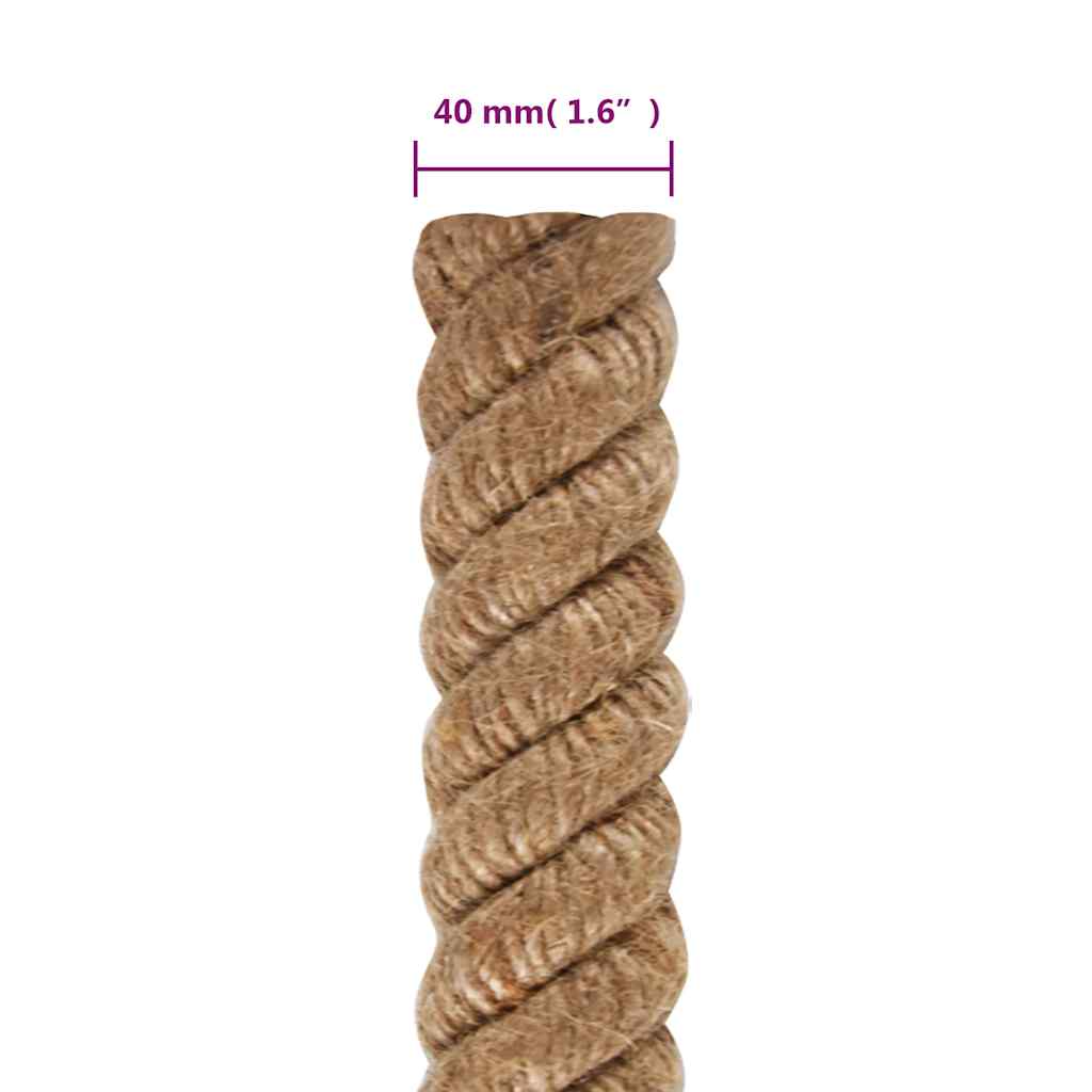 vidaXL Jute Rope 10 m Long 40 mm Thick 6