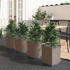 Planters 30x30x37 cm Polypropylene Brown 4