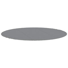 vidaXL Pool Ground Sheet Ø 396 cm (1 mm) Non-woven Fabric Light Grey 2