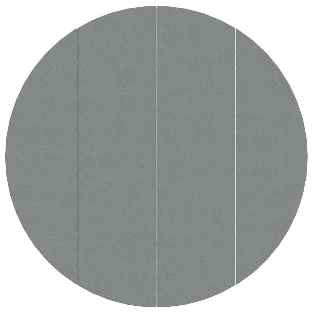 vidaXL Pool Ground Sheet Ø 500 cm (1 mm) Non-woven Fabric Light Grey 3