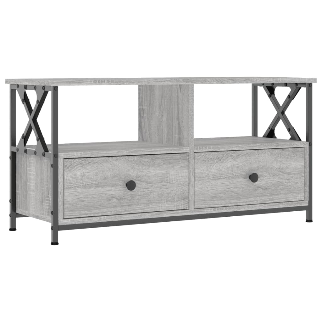 TV Cabinet Engineered Wood&Iron