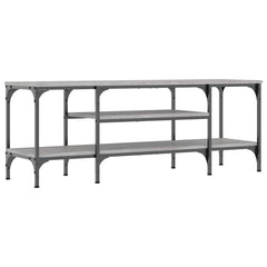 vidaXL TV Cabinet Grey Sonoma 121x35x45 cm Engineered Wood&Iron 6