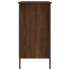 vidaXL Shoe Cabinet Brown Oak 9 compartments 5