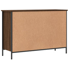 vidaXL Shoe Cabinet Brown Oak 9 compartments 4