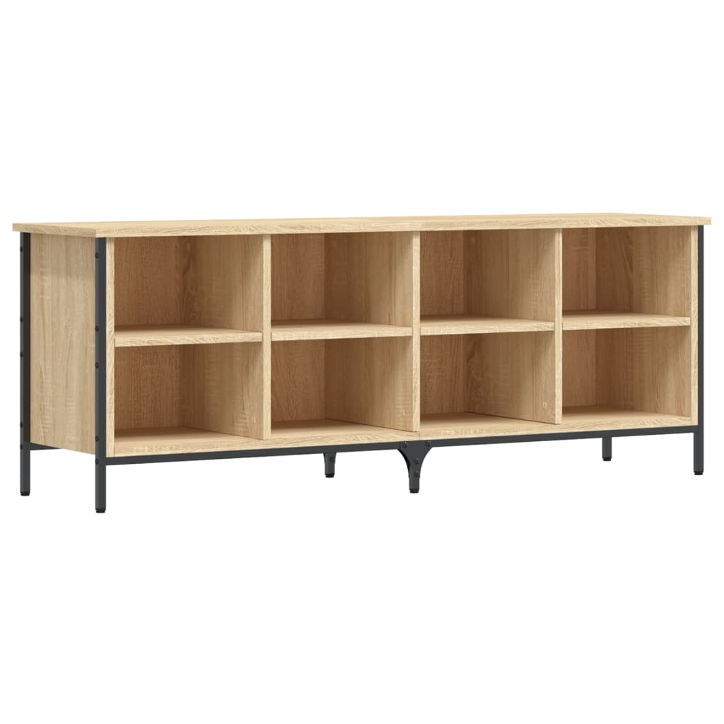 vidaXL Shoe Cabinet Sonoma Oak Stores up to 8 pairs of shoes 2