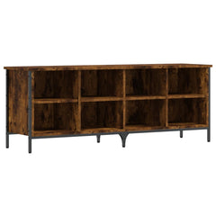 vidaXL Shoe Cabinet Smoked Oak 8 compartments 2