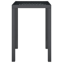 vidaXL Garden Table Anthracite 50x50x72 cm Steel 3