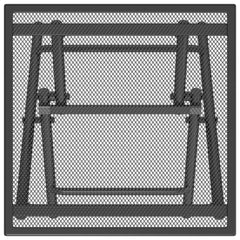 vidaXL Folding Garden Table Anthracite 38x38x38 cm Steel Mesh 5