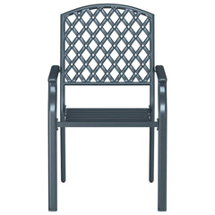 Garden Chair Steel Anthracite 4