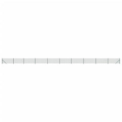 vidaXL Wire Mesh Fence with Flange Green 0.8x25 m 2