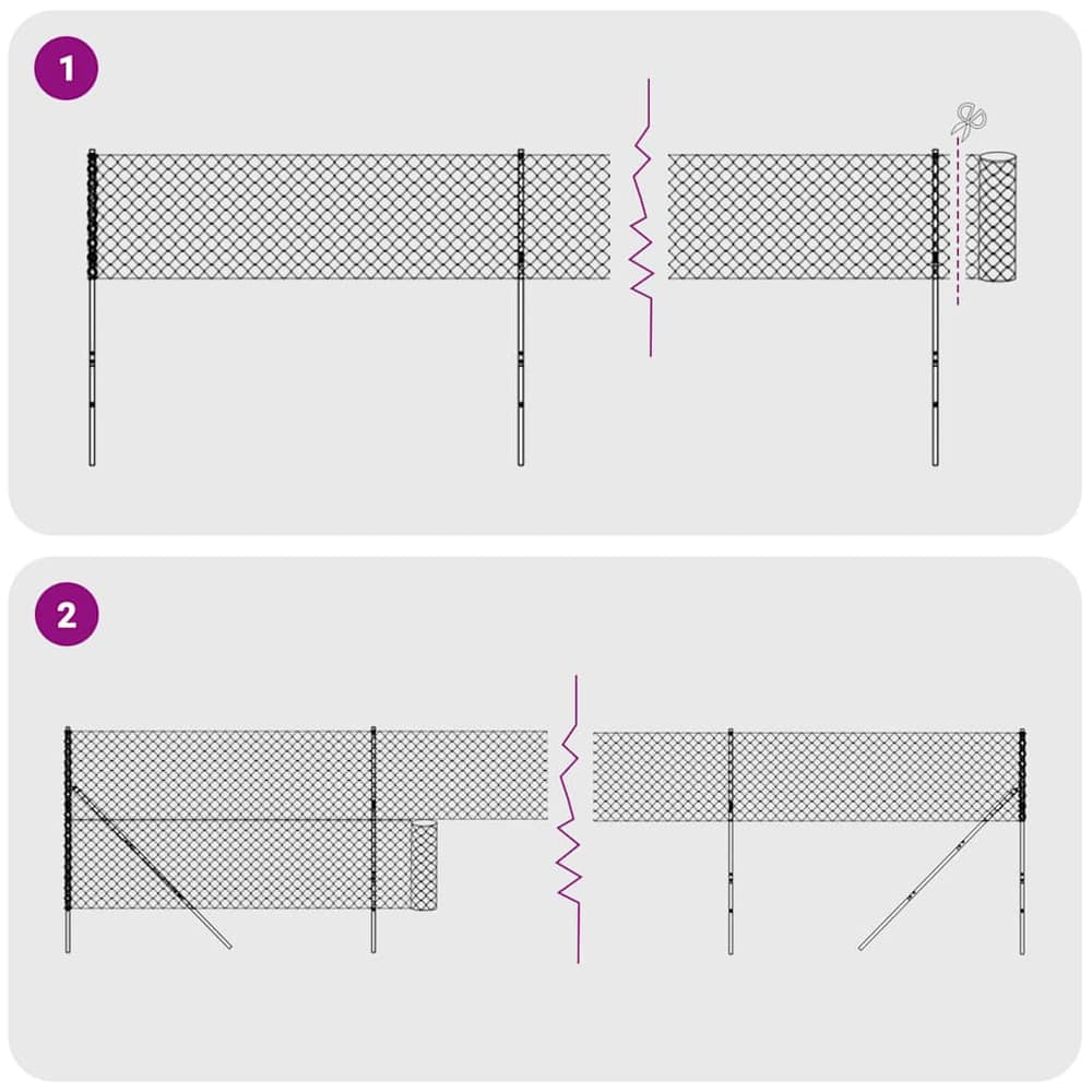 Wire Mesh Fence Anthracite