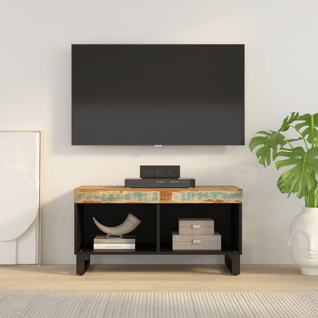 TV Cabinet Solid Wood Mango in Multicolour