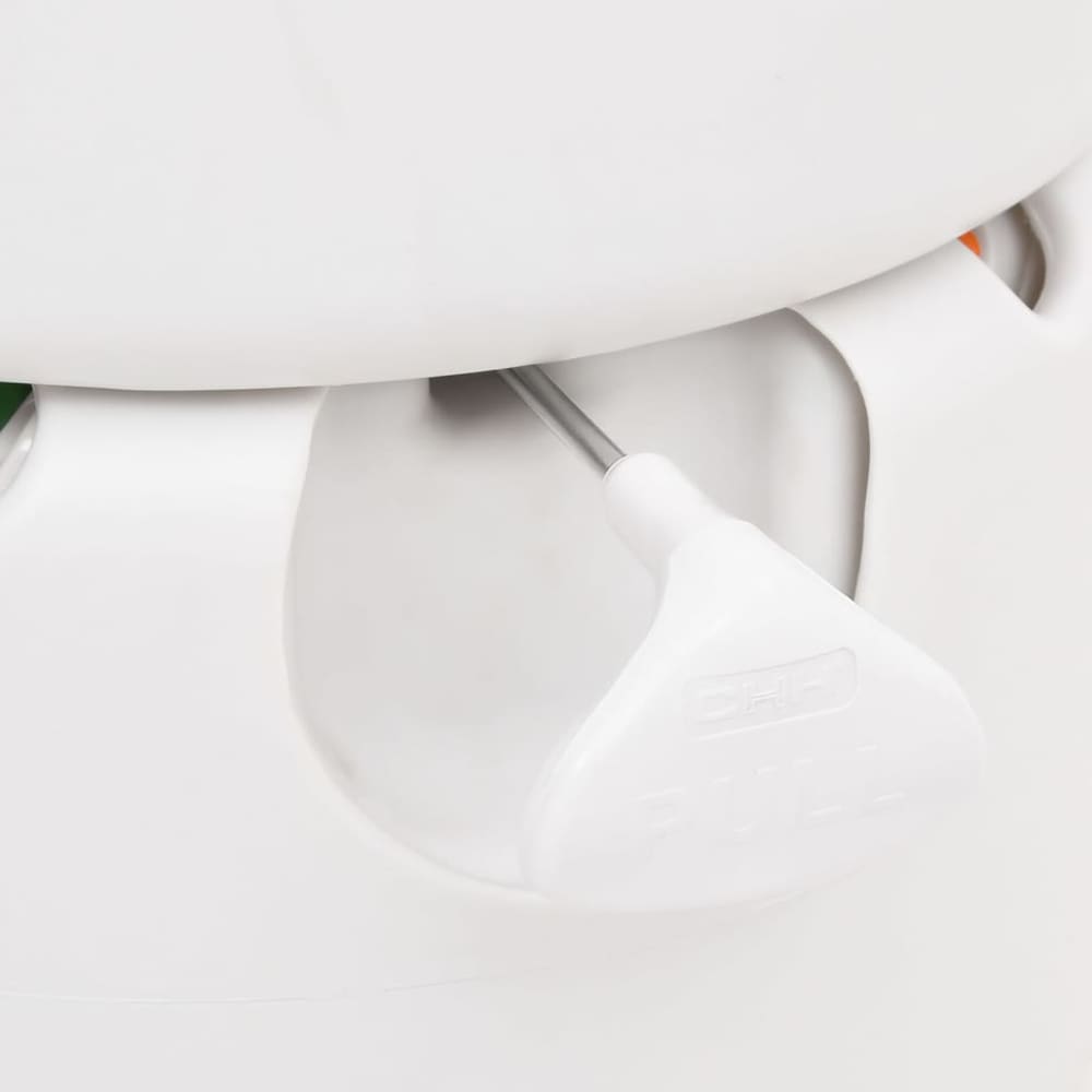 Integrated Camping Toilet White 24+17 HDPE&PP Plastic