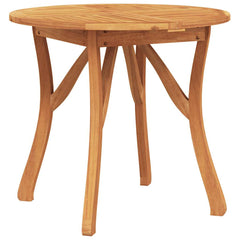 5 Piece Garden Dining Set Solid Wood Acacia Ø 85 cm 2