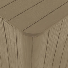 Garden Table with Removable Lid Polypropylene Brown