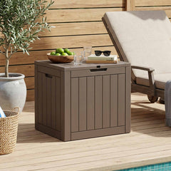 Garden Storage Box 55,5x43x53 cm Polypropylene Grey
