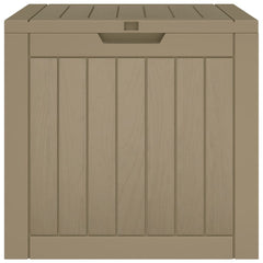 vidaXL Garden Storage Box Grey 55.5x43x53 cm Polypropylene 5