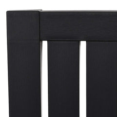 Garden Adirondack Chair Polypropylene Black 1