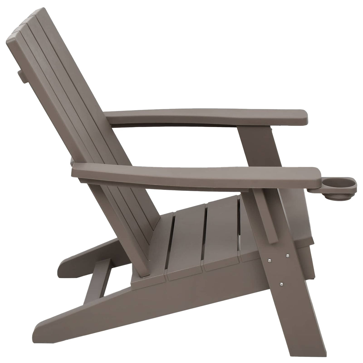 vidaXL Garden Adirondack Chair Light Brown 75x88.5x89.5 cm 4