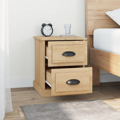vidaXL Bedside Cabinet Sonoma Oak 39x39x47.5 cm Engineered Wood 3