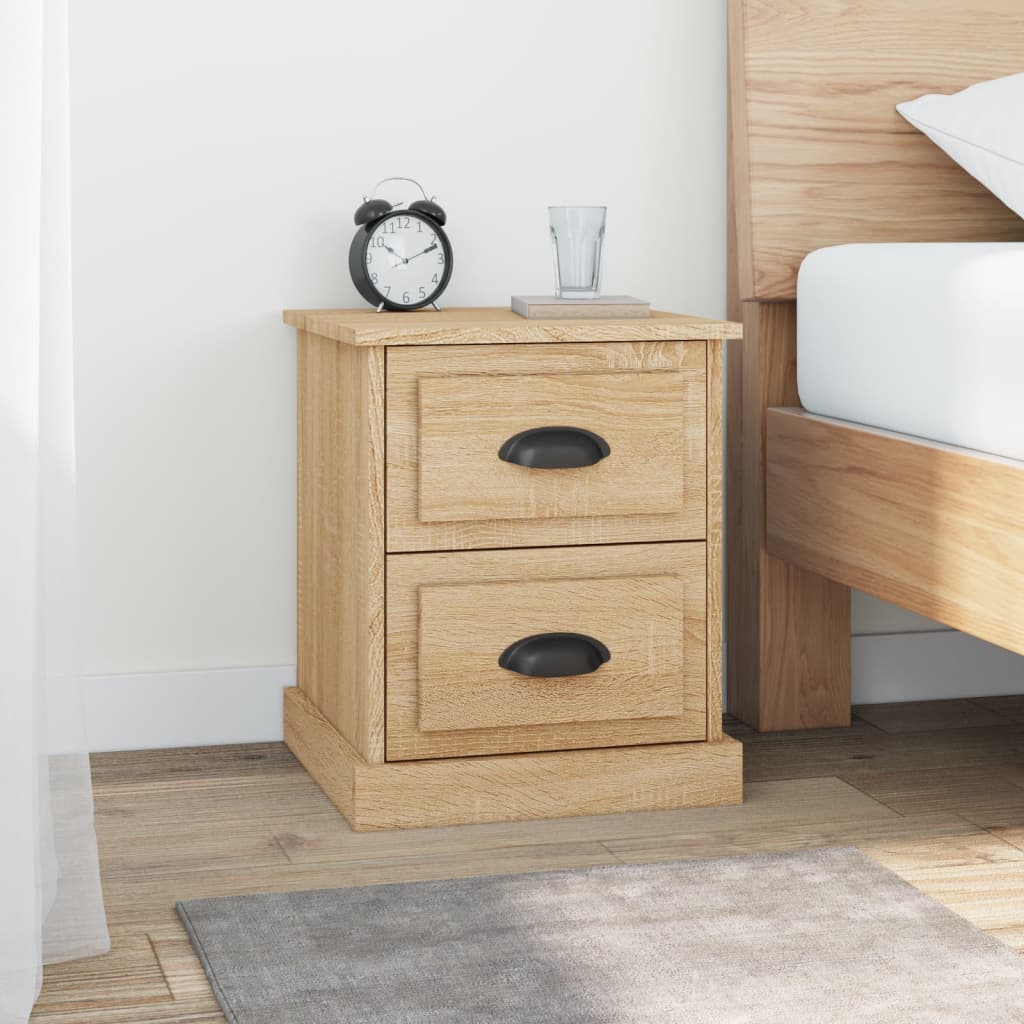 vidaXL Bedside Cabinet Sonoma Oak 39x39x47.5 cm Engineered Wood 1