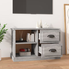 vidaXL TV Cabinet Grey Sonoma 73x35.5x47.5 cm Engineered Wood 3