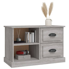 vidaXL TV Cabinet Grey Sonoma 73x35.5x47.5 cm Engineered Wood 4