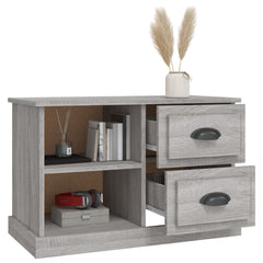 vidaXL TV Cabinet Grey Sonoma 73x35.5x47.5 cm Engineered Wood 5