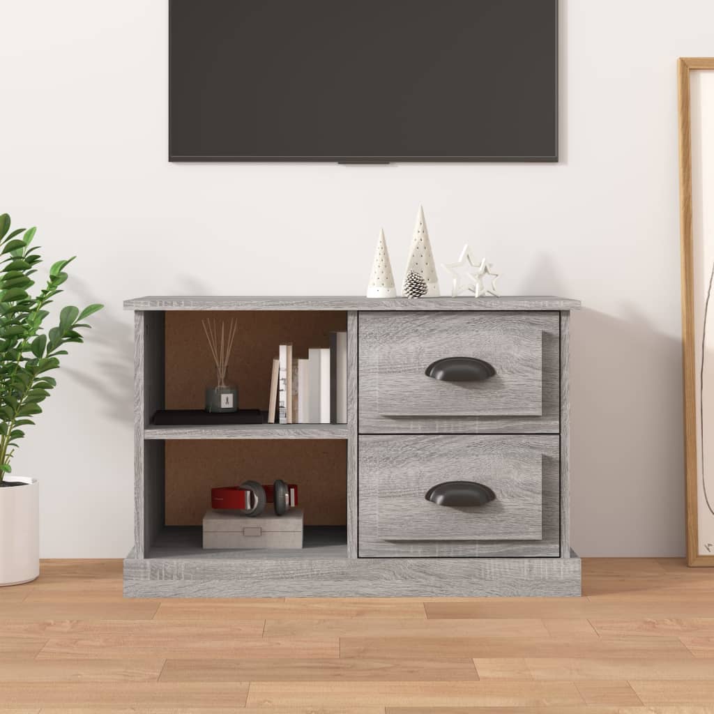 vidaXL TV Cabinet Grey Sonoma 73x35.5x47.5 cm Engineered Wood 1