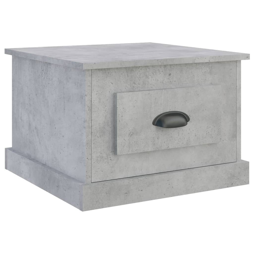 vidaXL Coffee Table Concrete Grey 50x50x35 cm Engineered Wood 2