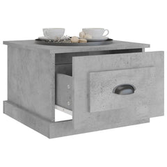 vidaXL Coffee Table Concrete Grey 50x50x35 cm Engineered Wood 5