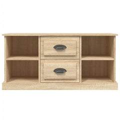 vidaXL TV Cabinet Sonoma Oak 99.5x35.5x48 cm Engineered Wood 6