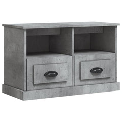 vidaXL TV Cabinet Concrete Grey 80x35x50 cm Engineered Wood 2