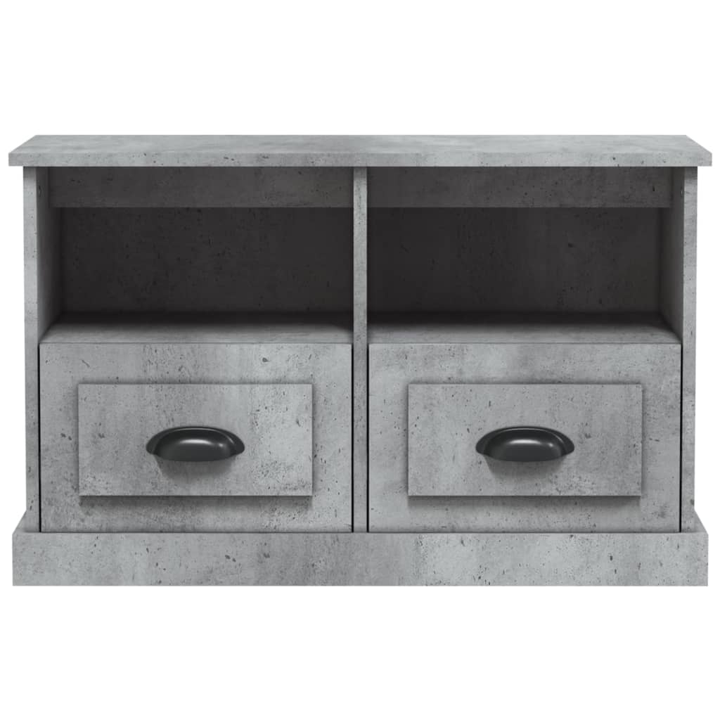 vidaXL TV Cabinet Concrete Grey 80x35x50 cm Engineered Wood 5