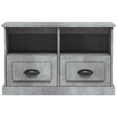 vidaXL TV Cabinet Concrete Grey 80x35x50 cm Engineered Wood 5