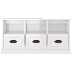 TV Cabinet 100x35x50 cm Engineered Wood High gloss white
