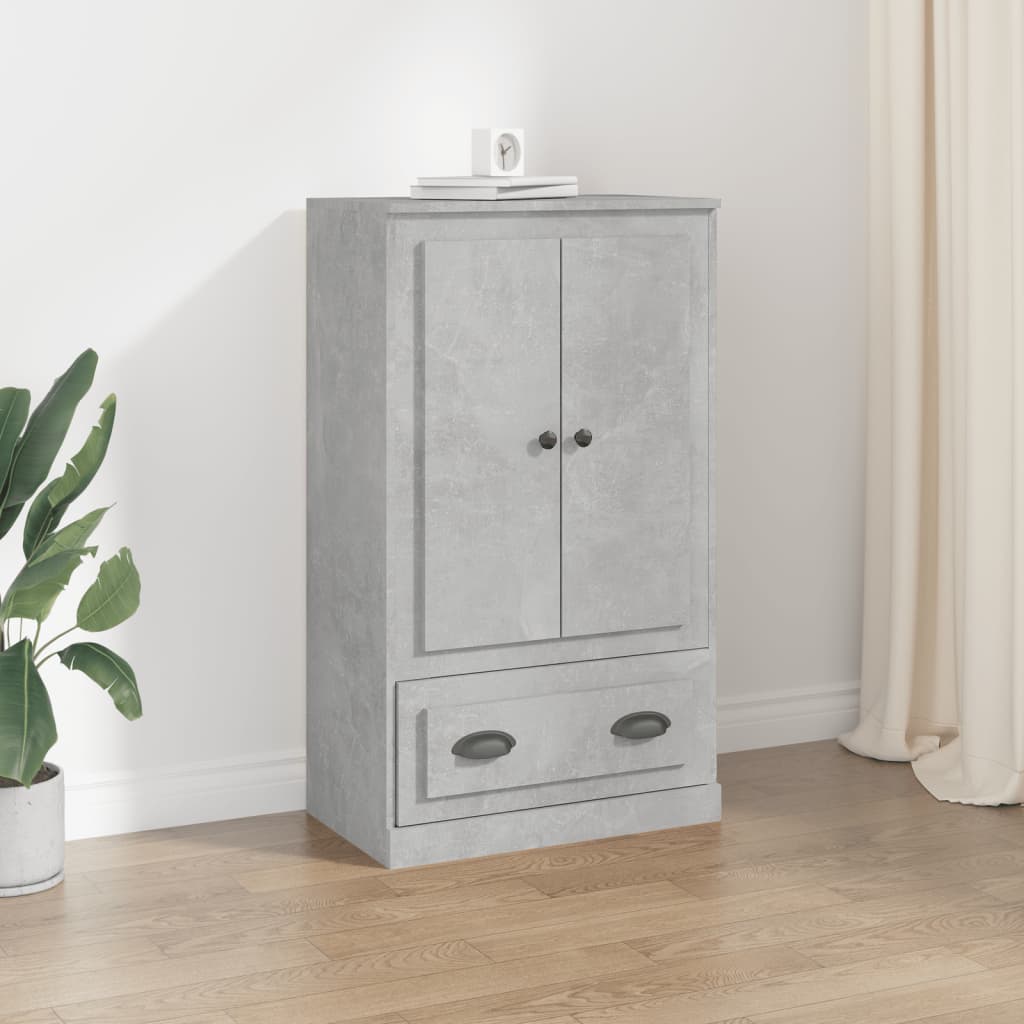 Highboard 60x35,5x103,5 cm Engineered Wood Concrete grey