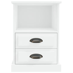 vidaXL Bedside Cabinet White 43x36x60 cm 6