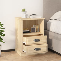 vidaXL Bedside Cabinet Sonoma Oak 43x36x60 cm 3