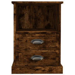 vidaXL Bedside Cabinet Smoked Oak 43x36x60 cm 4