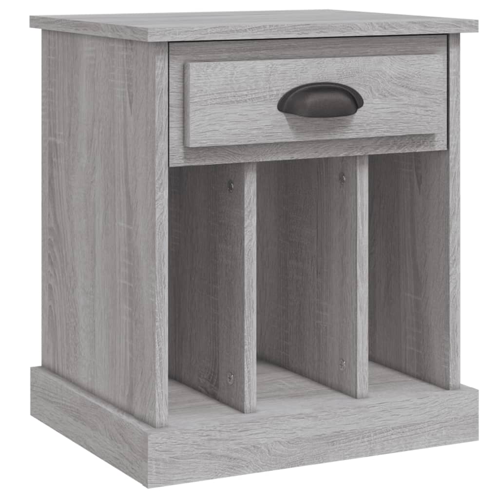 vidaXL Bedside Cabinets 2 pcs Grey Sonoma 43x36x50 cm 6